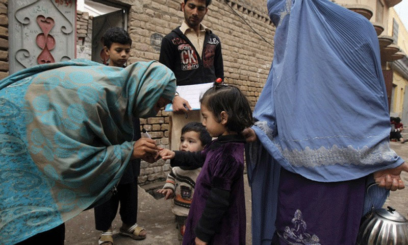 پاکستان کے چھ شہرں میں پولیو وائرس کا انکشاف