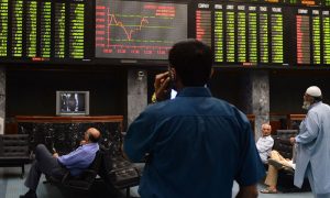 اسٹاک مارکیٹ میں مثبت رجحان سے کاروبار کا آغاز