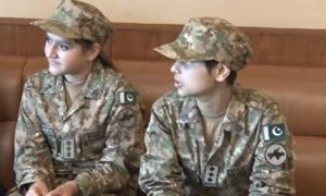 آرمی چیف نے کینسر کی مریض دو بچیوں کی خواہش پوری کردی