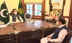 وزیر اعظم عمران خان سے وزیر اعلیٰ پنجاب عثمان بزدار کی ملاقات