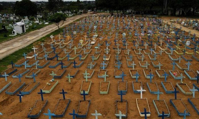 برازیل: کورونا سے ایک دن میں 4 ہزار سے زائد افراد جاں بحق