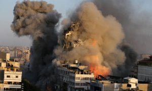 اسرائیل کا الجزیرہ سمیت دیگر غیر ملکی میڈیا کے دفاتر پر فضائی حملہ