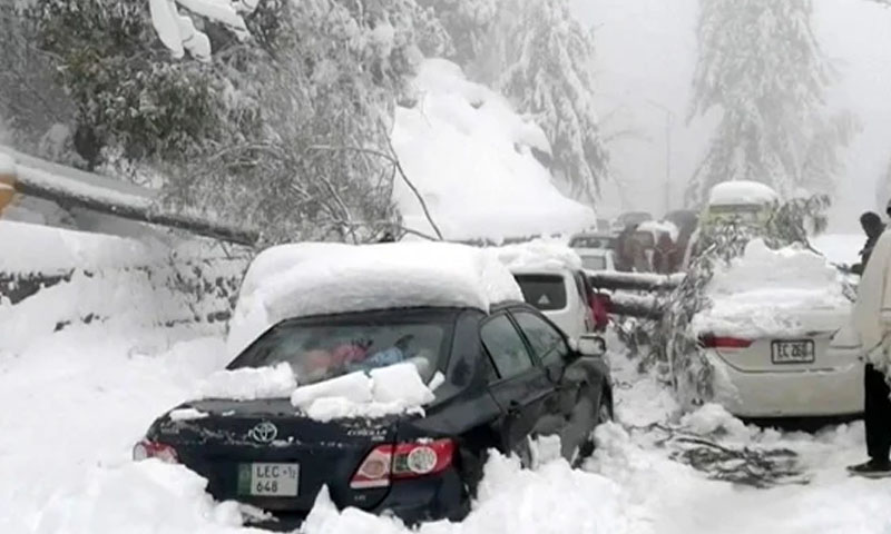 محکمہ موسمیات نے مری میں شدید برفباری کا الرٹ جاری کر دیا
