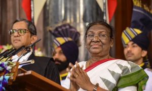 بھارت: پہلی قبائلی خاتون نے صدر کے عہدے کا حلف اٹھا لیا