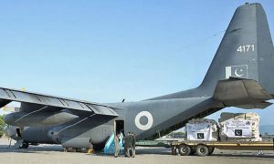 ترکیہ و شام کے زلزلہ متاثرین کیلئے امدادی سامان لیکر خصوصی طیارہ روانہ