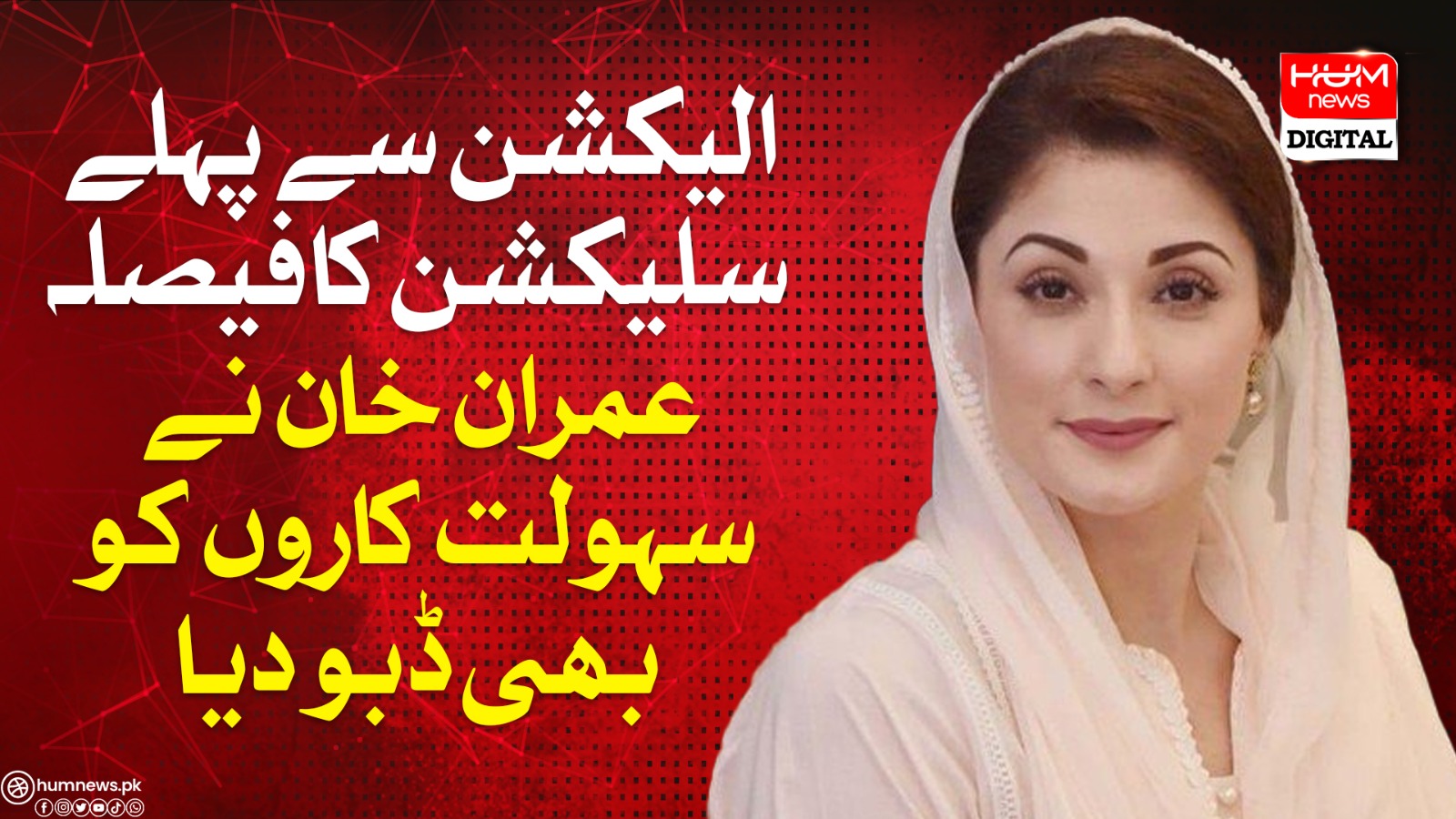The pre-election selection Imran Khan also drowned the facilitators, Maryam Nawaz

 | Pro IQRA News